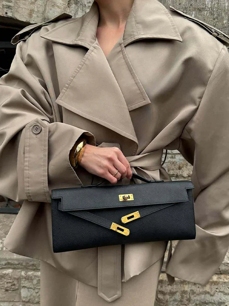 Manteau Trench Court Vintage Femme | Élégance et Confort au Quotidien