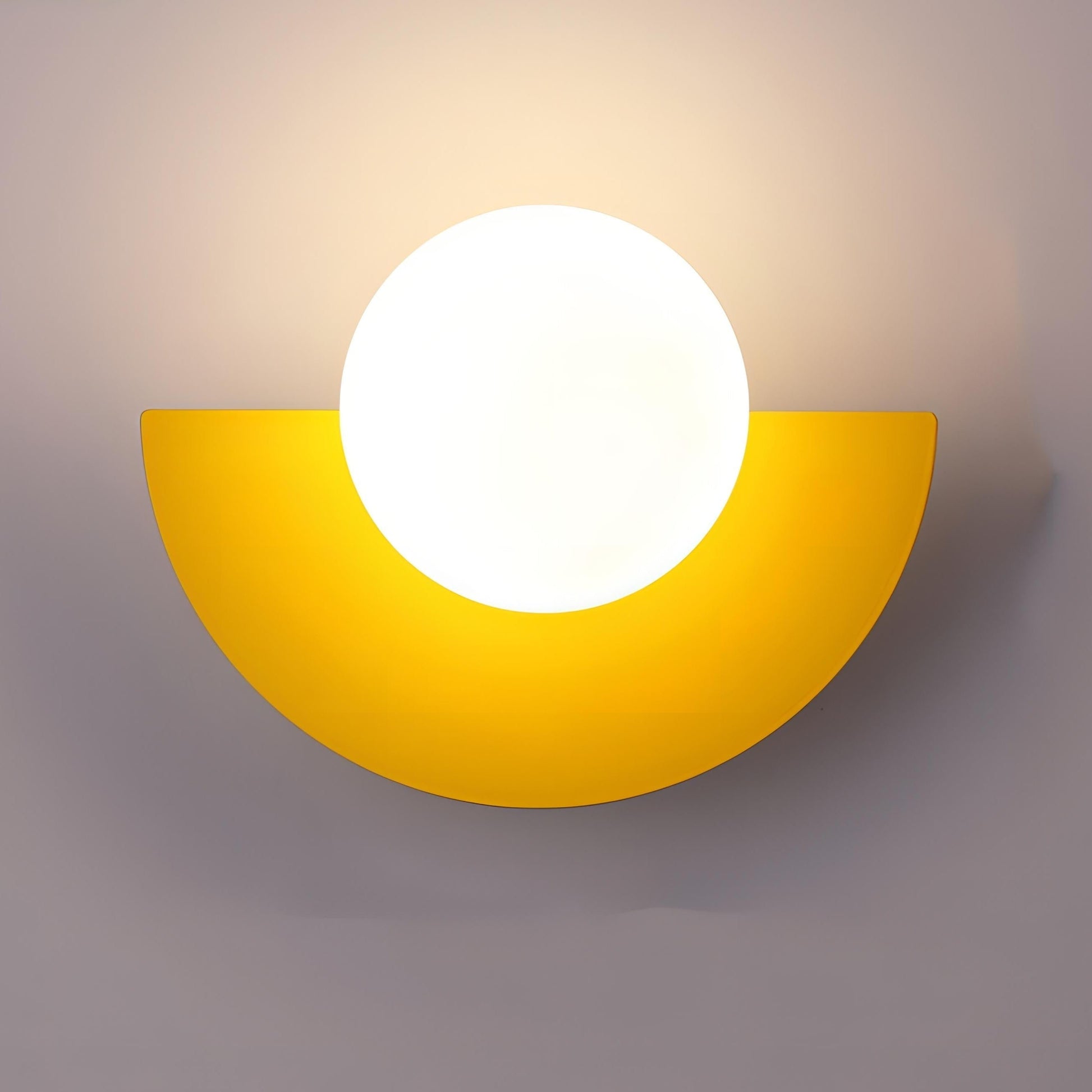 Applique Murale Minimaliste Scandinave | Design Semi-Circulaire et Élégant