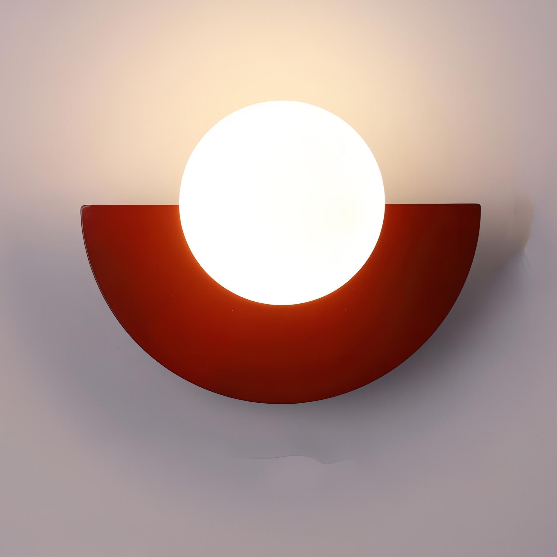 Applique Murale Minimaliste Scandinave | Design Semi-Circulaire et Élégant