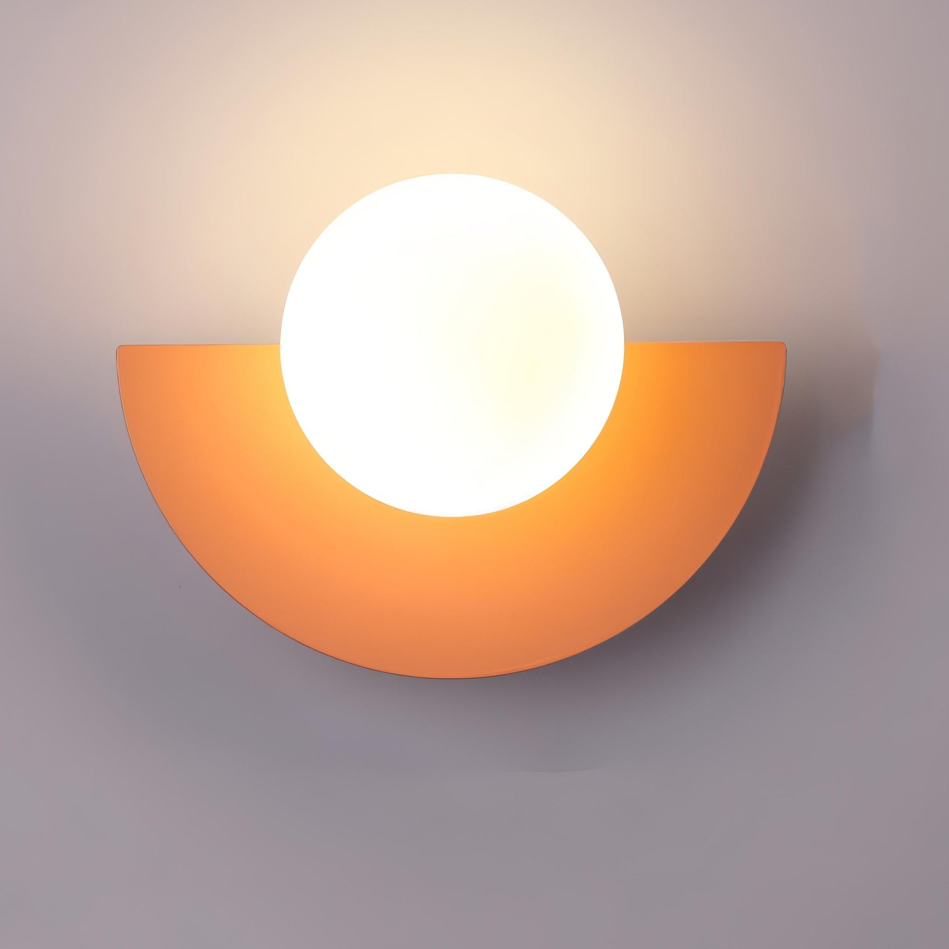 Applique Murale Minimaliste Scandinave | Design Semi-Circulaire et Élégant