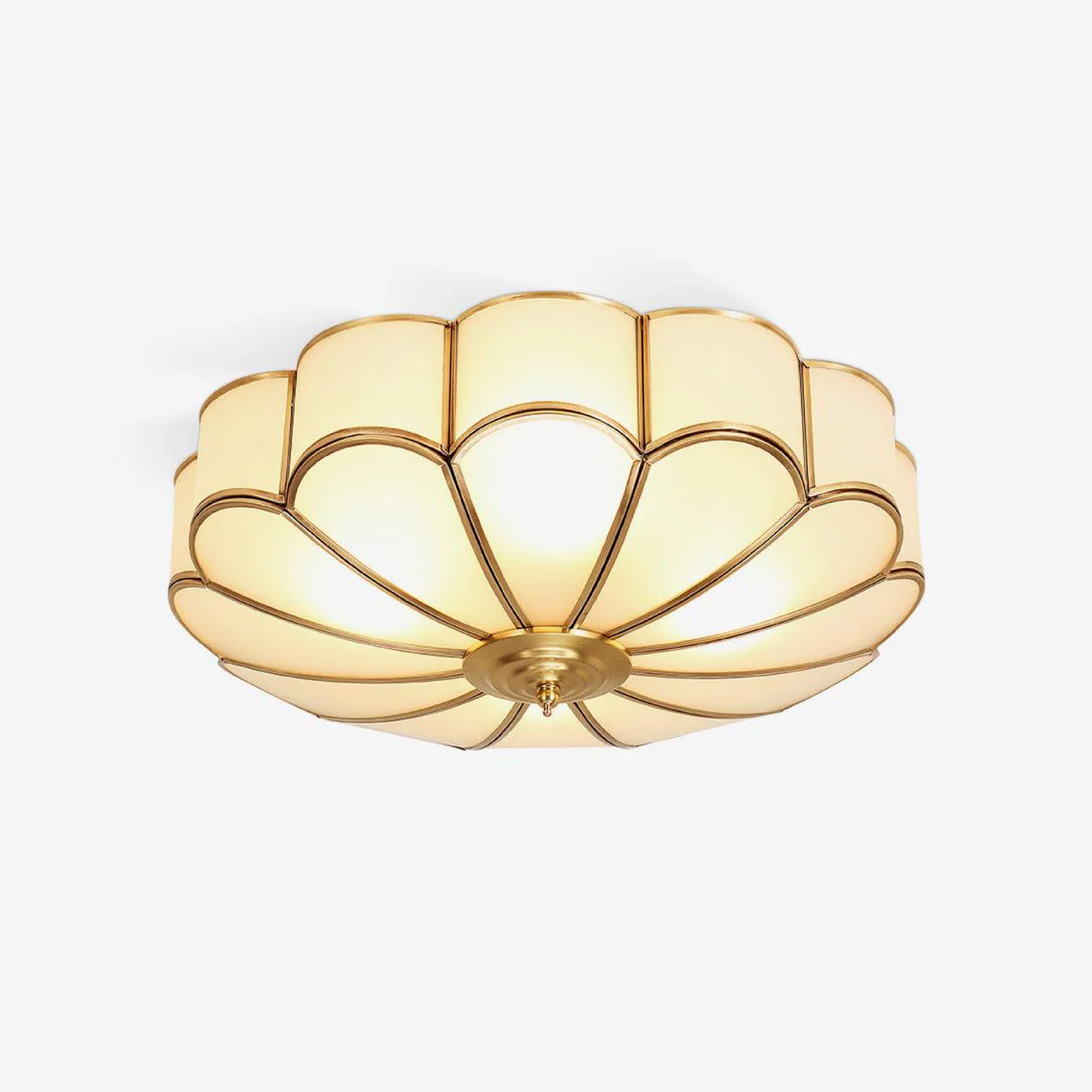 Plafonnier en Verre Fleur | Éclairage Élégant et Contemporain