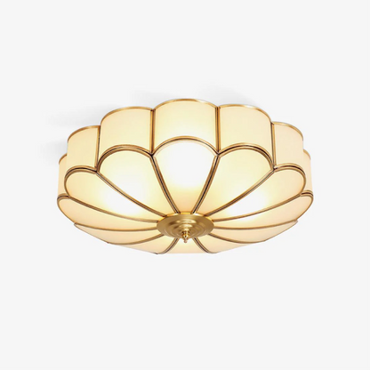Plafonnier en Verre Fleur | Éclairage Élégant et Contemporain