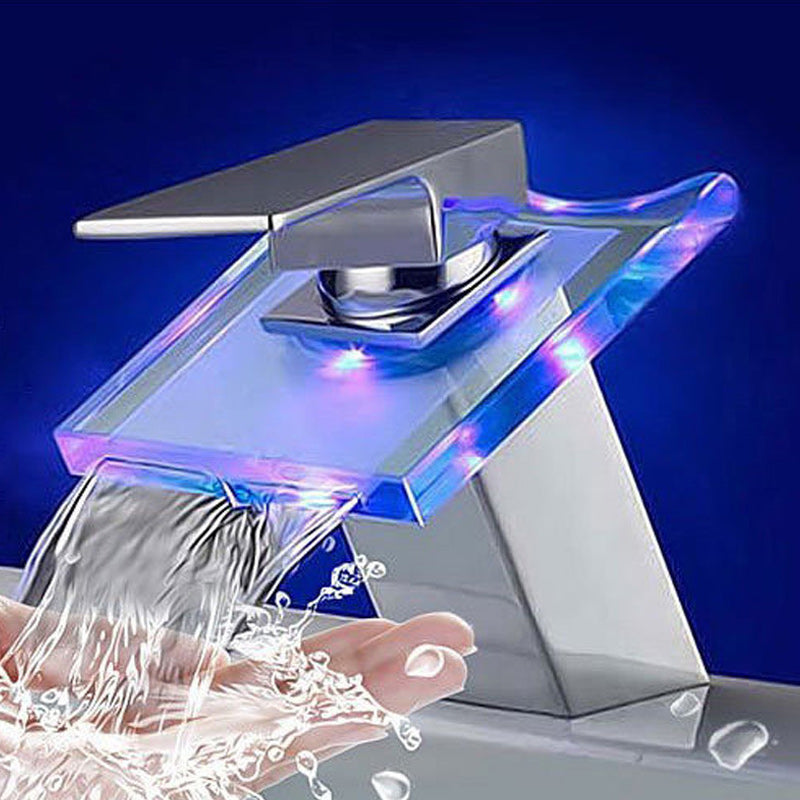 Robinet Mélangeur LED pour Lavabo | Design Moderne avec Éclairage Intégré