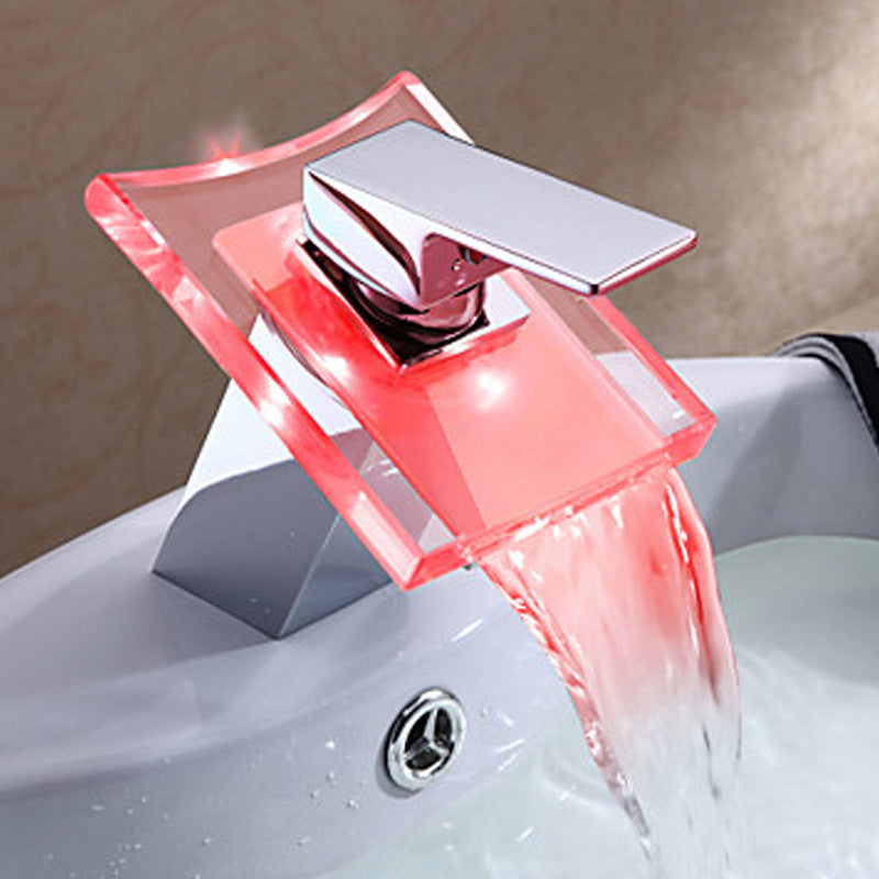 Robinet Mélangeur LED pour Lavabo | Design Moderne avec Éclairage Intégré