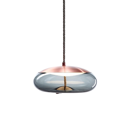 Lampe Suspendue en Or Rose | Élégance et Style Contemporain