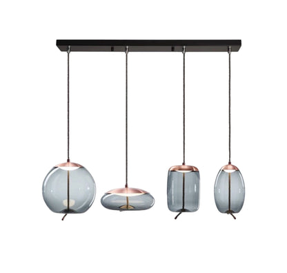Lampe Suspendue en Or Rose | Élégance et Style Contemporain