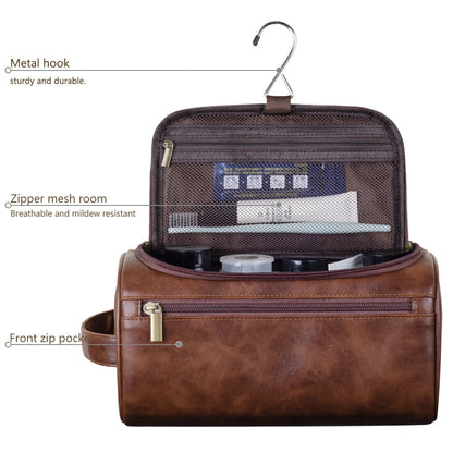 Trousse de Toilette en Cuir pour Hommes | Élégante et Pratique pour Voyager