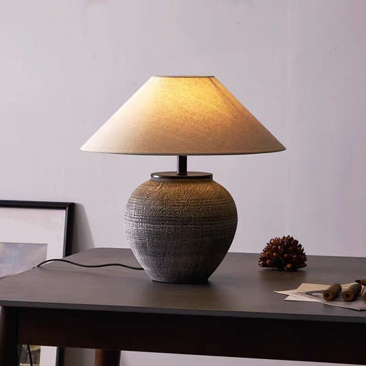 Lampe de Table en Céramique | Élégance Vintage et Ambiance Chaleureuse