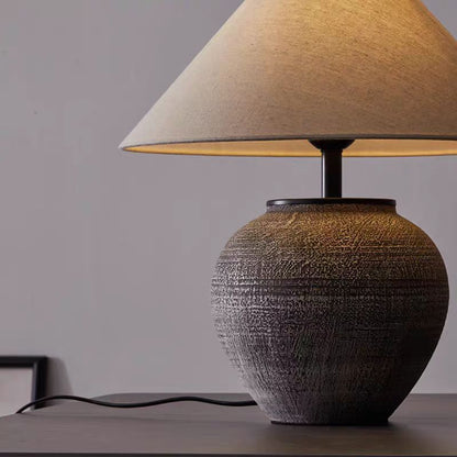 Lampe de Table en Céramique | Élégance Vintage et Ambiance Chaleureuse