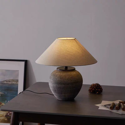 Lampe de Table en Céramique | Élégance Vintage et Ambiance Chaleureuse
