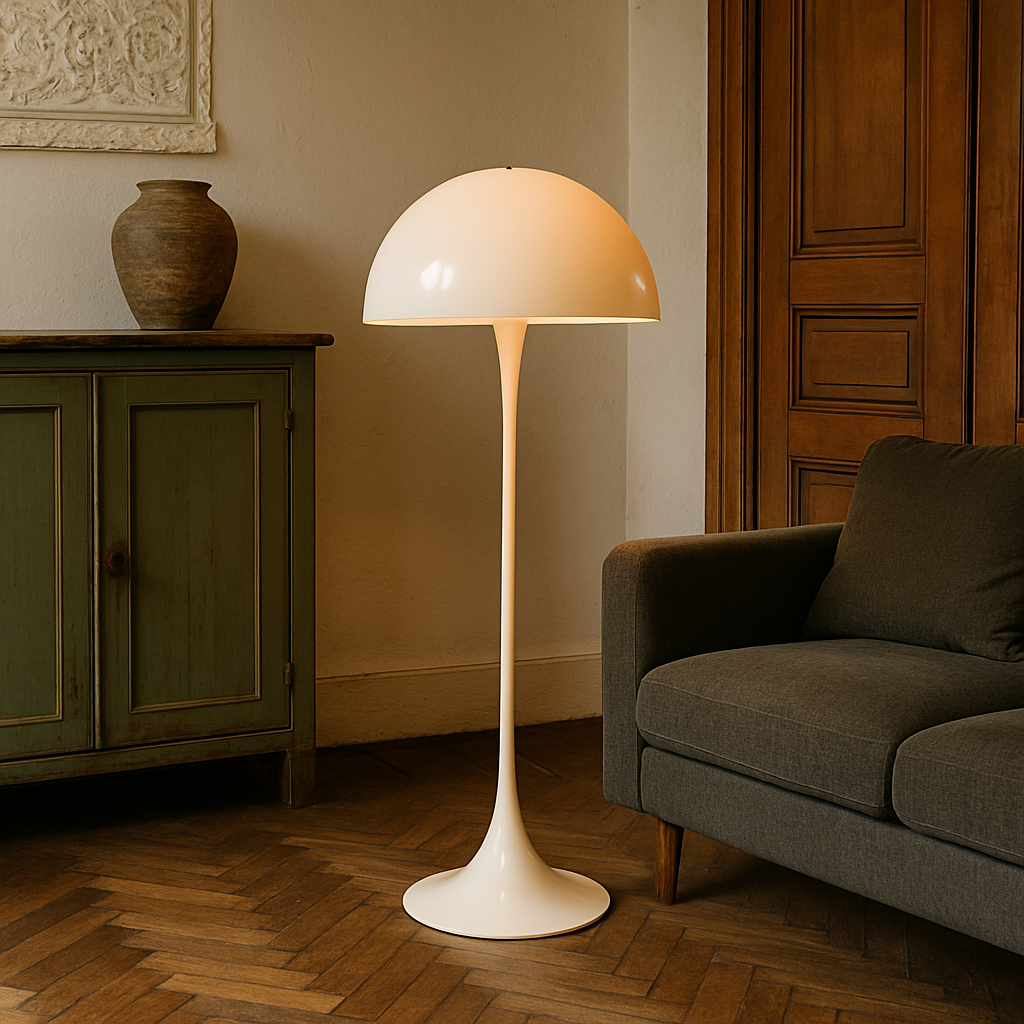Lampe sur Pied Champignon | Design Contemporain et Chaleureux