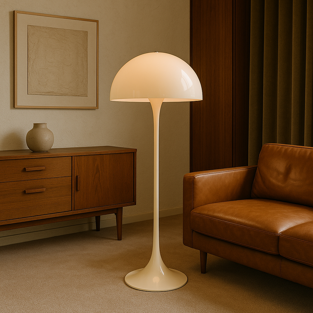 Lampe sur Pied Champignon | Design Contemporain et Chaleureux