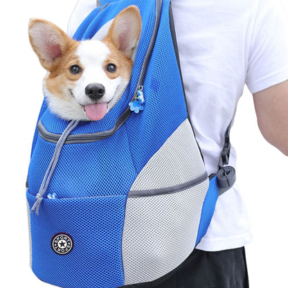 Sac à Dos pour Chien Ajustable | Maille Respirante et Rangement Pratique