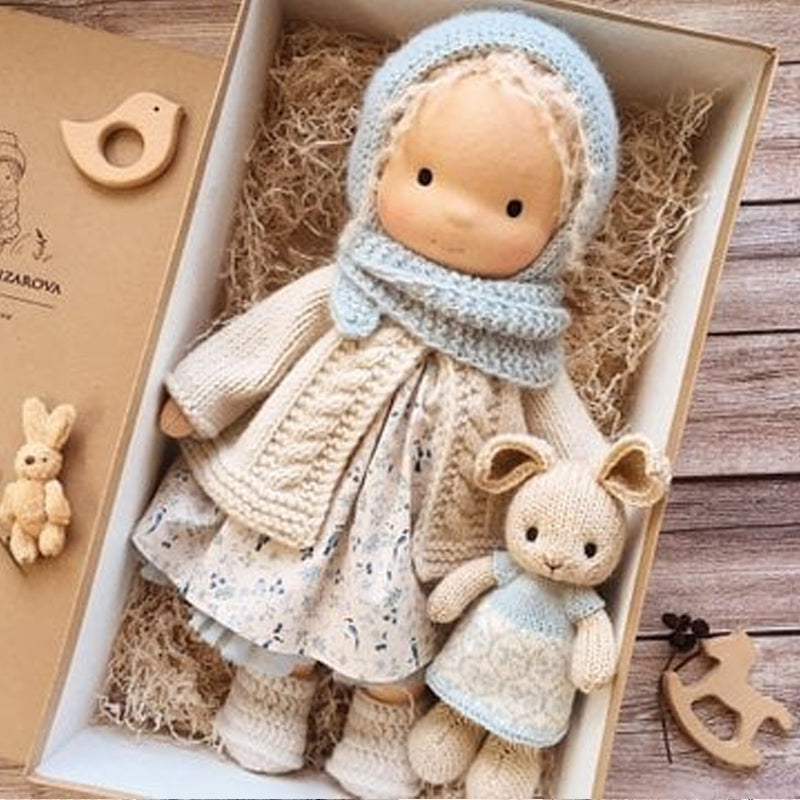 Poupée Waldorf Artisanale pour Enfants | Éveille l'Imagination et la Créativité
