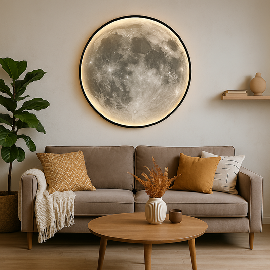 Applique Murale Lune Moderne | Éclairage LED et Design Élégant