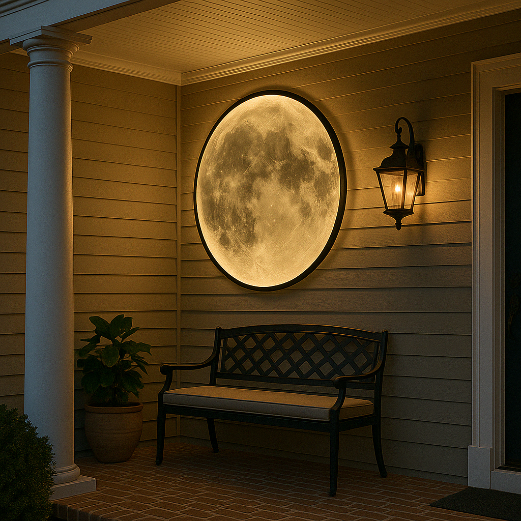 Applique Murale Lune Moderne | Éclairage LED et Design Élégant