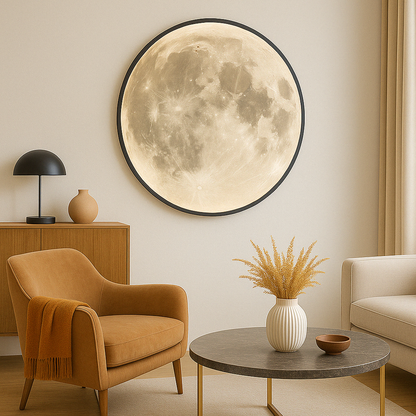 Applique Murale Lune Moderne | Éclairage LED et Design Élégant