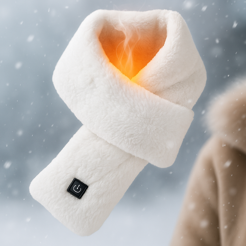 Écharpe Chauffante en Fleece Doux | Confort et Chaleur Personnalisés pour l'Hiver