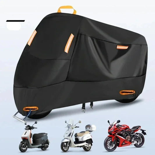 Housse de moto – Housse extérieure déperlante avec protection UV et sac de rangement