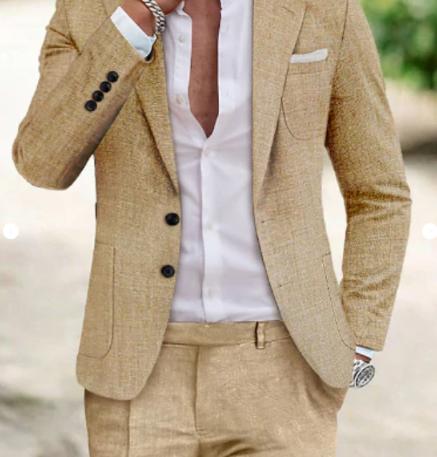 Costume en Lin Léger pour Homme | Élégance et Confort pour Occasions Formelles