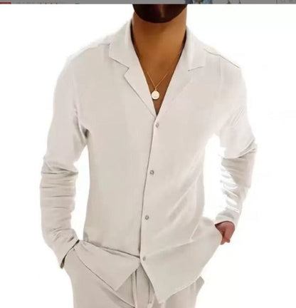 Chemise en Lin Léger pour Homme | Style Classique et Confort Optimal