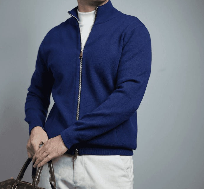Tricot Zippé Intégral Élégant | Confort et Style Polyvalent au Quotidien