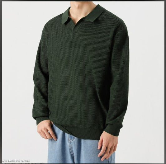 Polo à Manches Longues pour Hommes | Style Chic et Confortable
