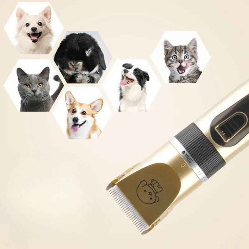Tondeuse Silencieuse pour Animaux | Batterie Longue Durée et Lames Précises