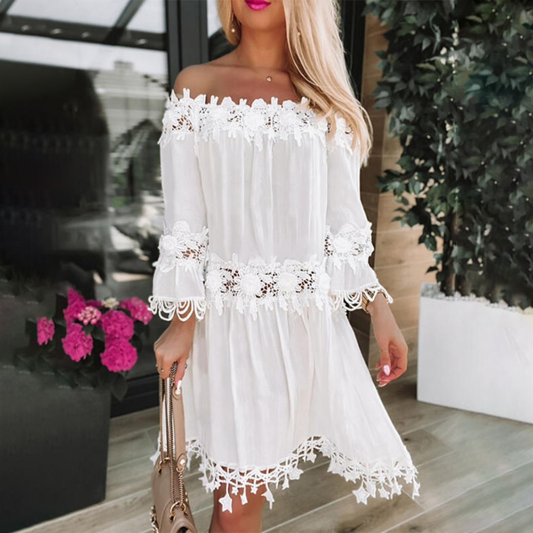 Robe Off Shoulder Élégante | Confort et Style pour Été