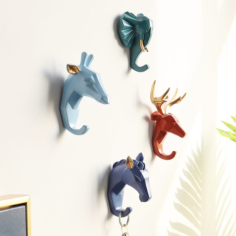 Crochet Mural Tête d'Animal | Décoration Écologique et Pratique