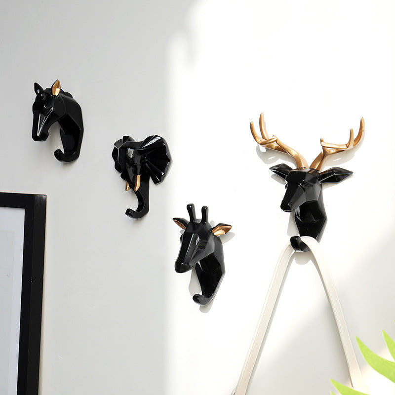 Crochet Mural Tête d'Animal | Décoration Écologique et Pratique