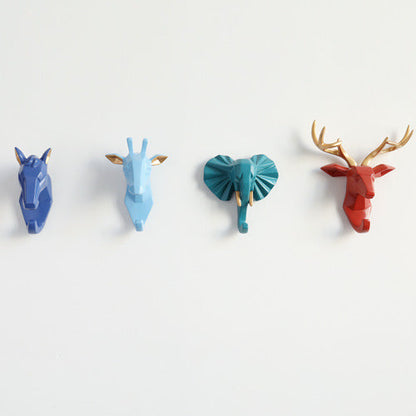 Crochet Mural Tête d'Animal | Décoration Écologique et Pratique