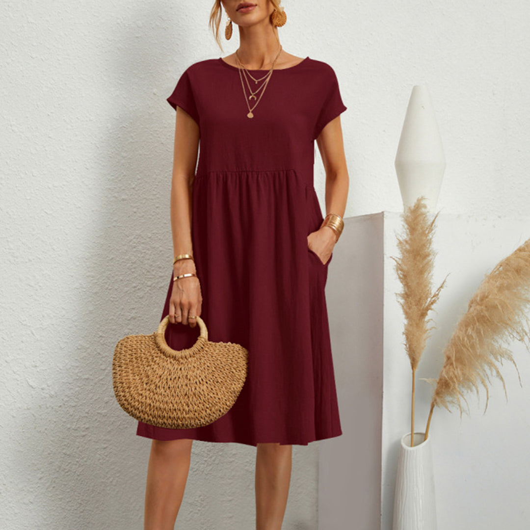 Robe d'Été Élégante pour Femmes | Polyester Écologique et Confort Optimal