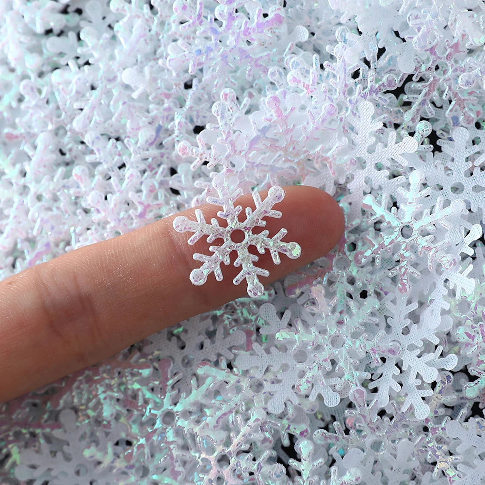 Décorations de Sapin de Noël Flocons | Ensemble de 300 Ornements Scintillants
