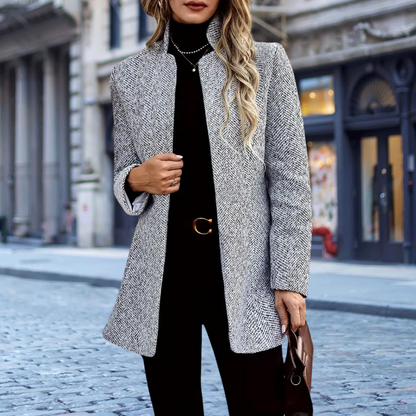 Manteau Long Femme Élégant | Chaud et Polyvalent pour l'Hiver
