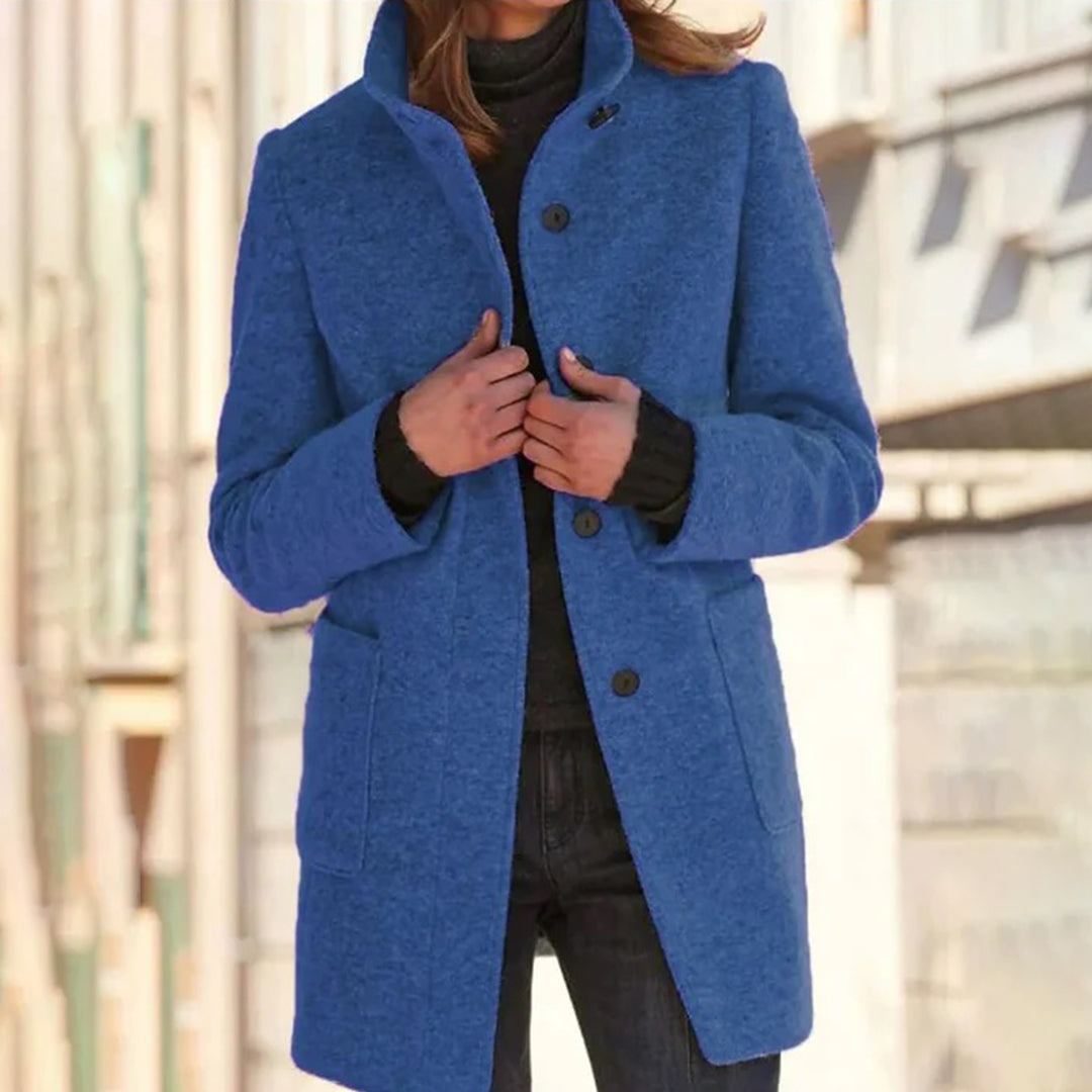 Manteau Long Femme à Manches Longues | Veste d'Hiver Chic et Polyvalente