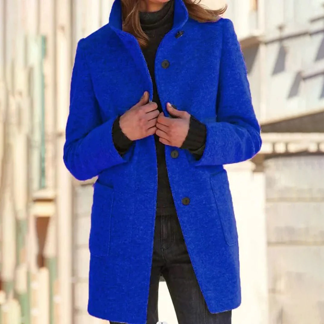 Manteau Long Femme à Manches Longues | Veste d'Hiver Chic et Polyvalente