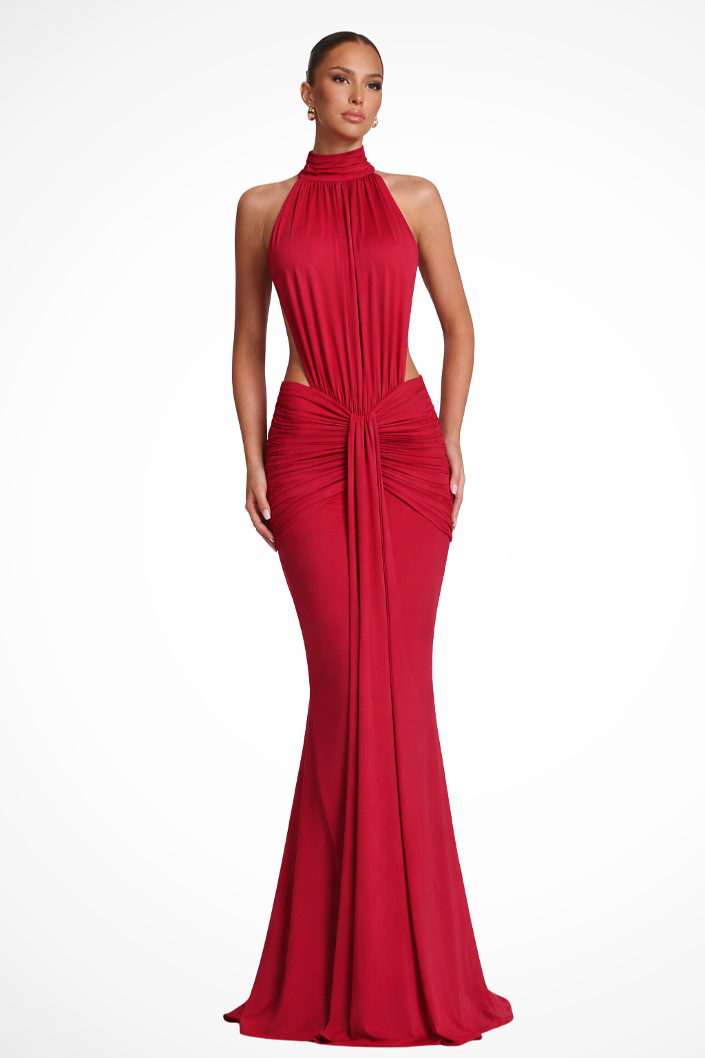 Robe Maxi Halter Chic Femme | Élégante et Dos Nu