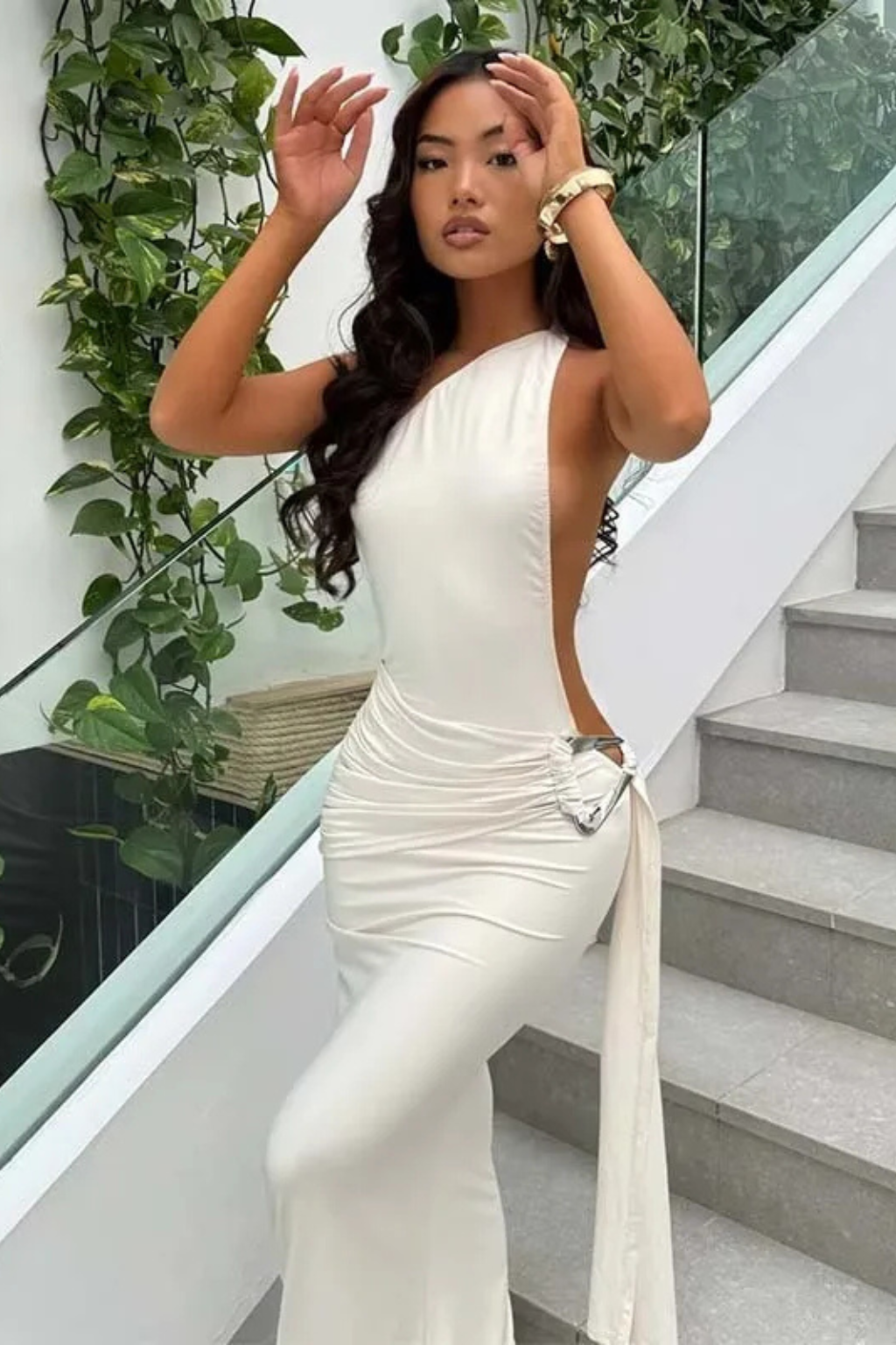 Robe Maxi Bodycon Femme | Élégante et Dos Nu
