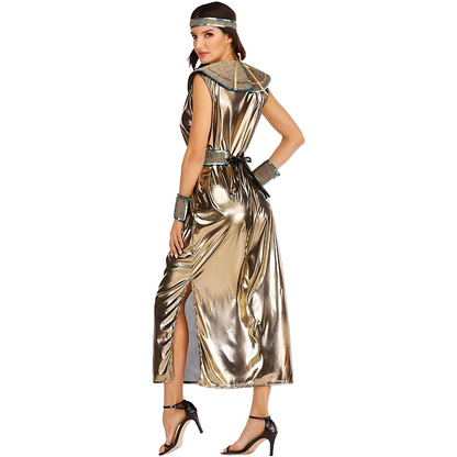 Robe de Costume Cléopâtre pour Femmes | Élégance Royale avec Accessoires Scintillants