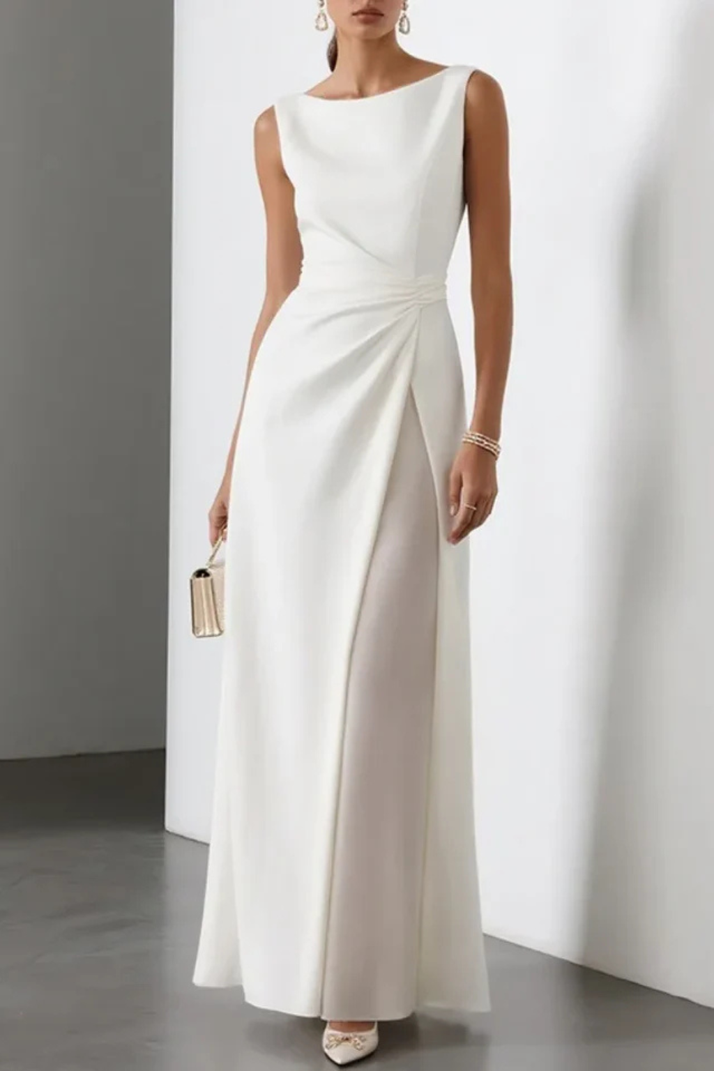 Robe de Soirée Élégante Femme | Silhouette Gracieuse et Sophistiquée