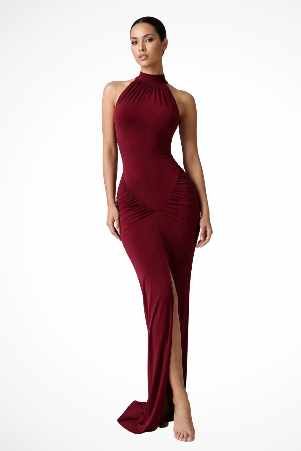 Robe Maxi Élégante Femme | Silhouette Ajustée et Sophistiquée