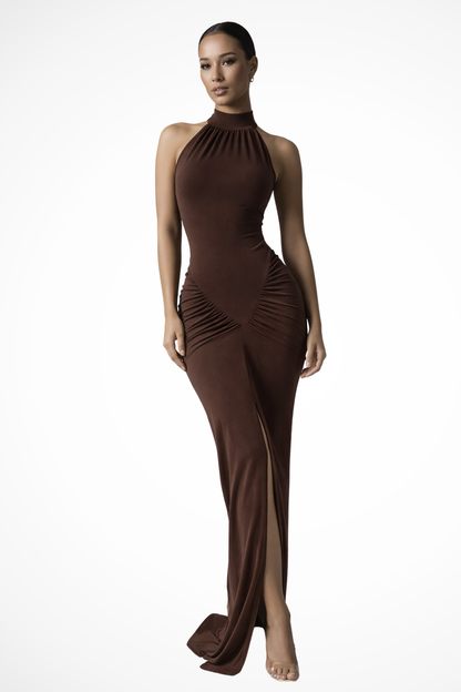 Robe Maxi Élégante Femme | Silhouette Ajustée et Sophistiquée