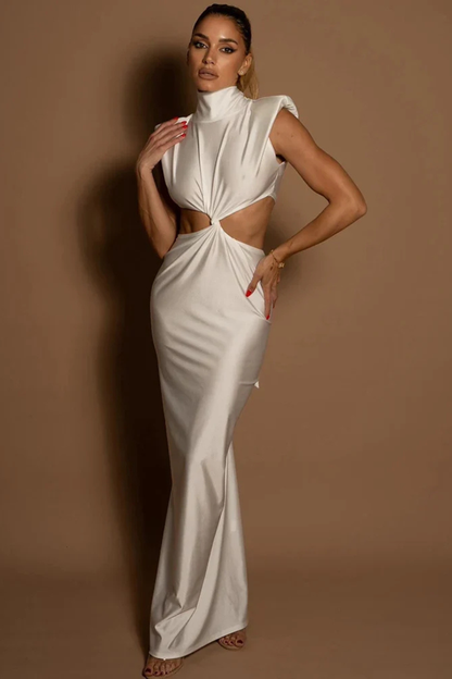 Robe Maxi Bodycon Femme | Élégante avec Détail Tordu