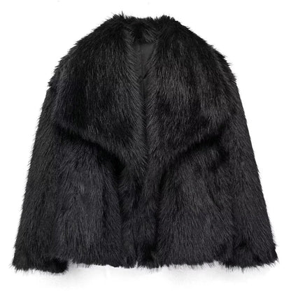 Veste en Fausse Fourrure pour Femmes | Manteau Léger et Tendance pour l'Hiver