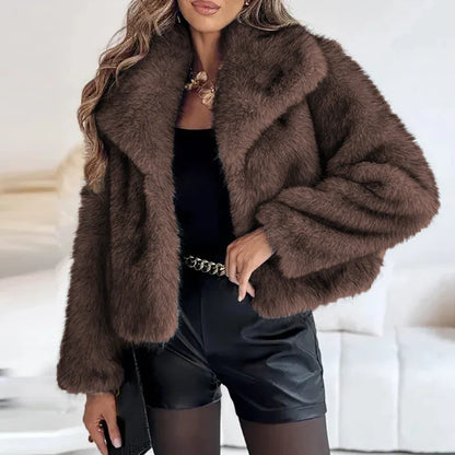 Veste en Fausse Fourrure pour Femmes | Élégante et Chaude pour Automne et Hiver