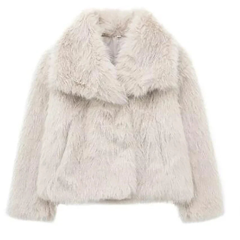 Veste en Fausse Fourrure pour Femmes | Élégante et Chaude pour Automne et Hiver