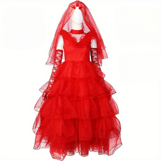 Robe Gothique Maxi pour Femmes | Look Élégant et Hanté pour Halloween