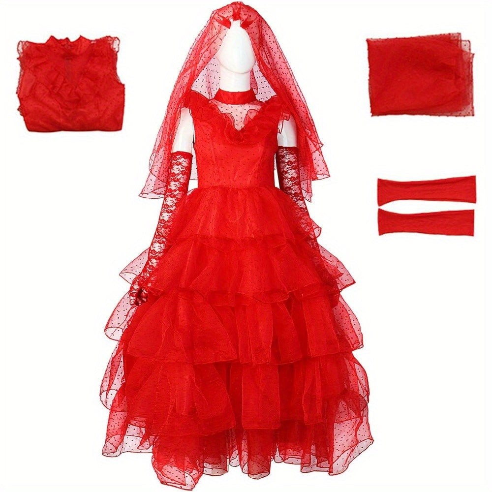 Robe Gothique Maxi pour Femmes | Look Élégant et Hanté pour Halloween