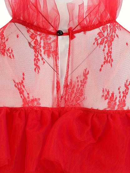 Robe Gothique Halloween Femme | Élégance et Détails en Dentelle